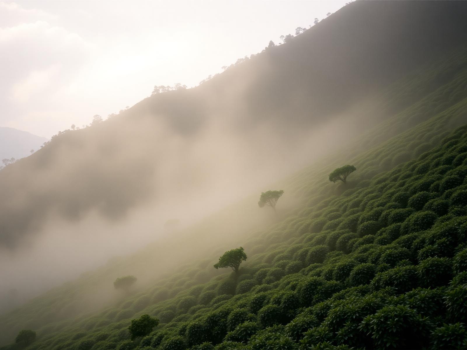 Lote Alto — North face, upper canopy